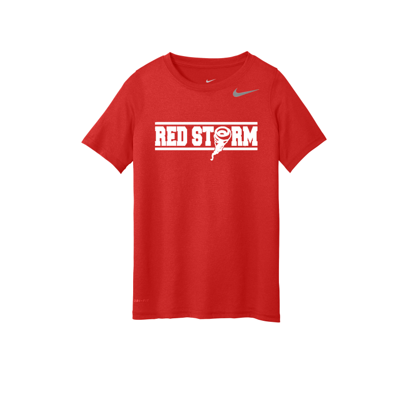Red Storm - DV7317 Nike Youth Team rLegend Tee - Red