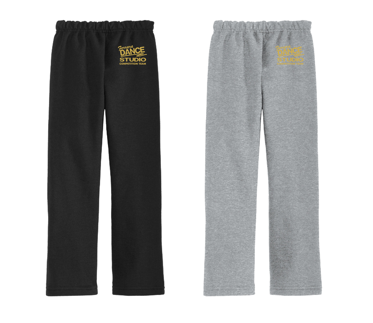 Ferrara Dance Studio - 18400 Open Bottom Sweatpant