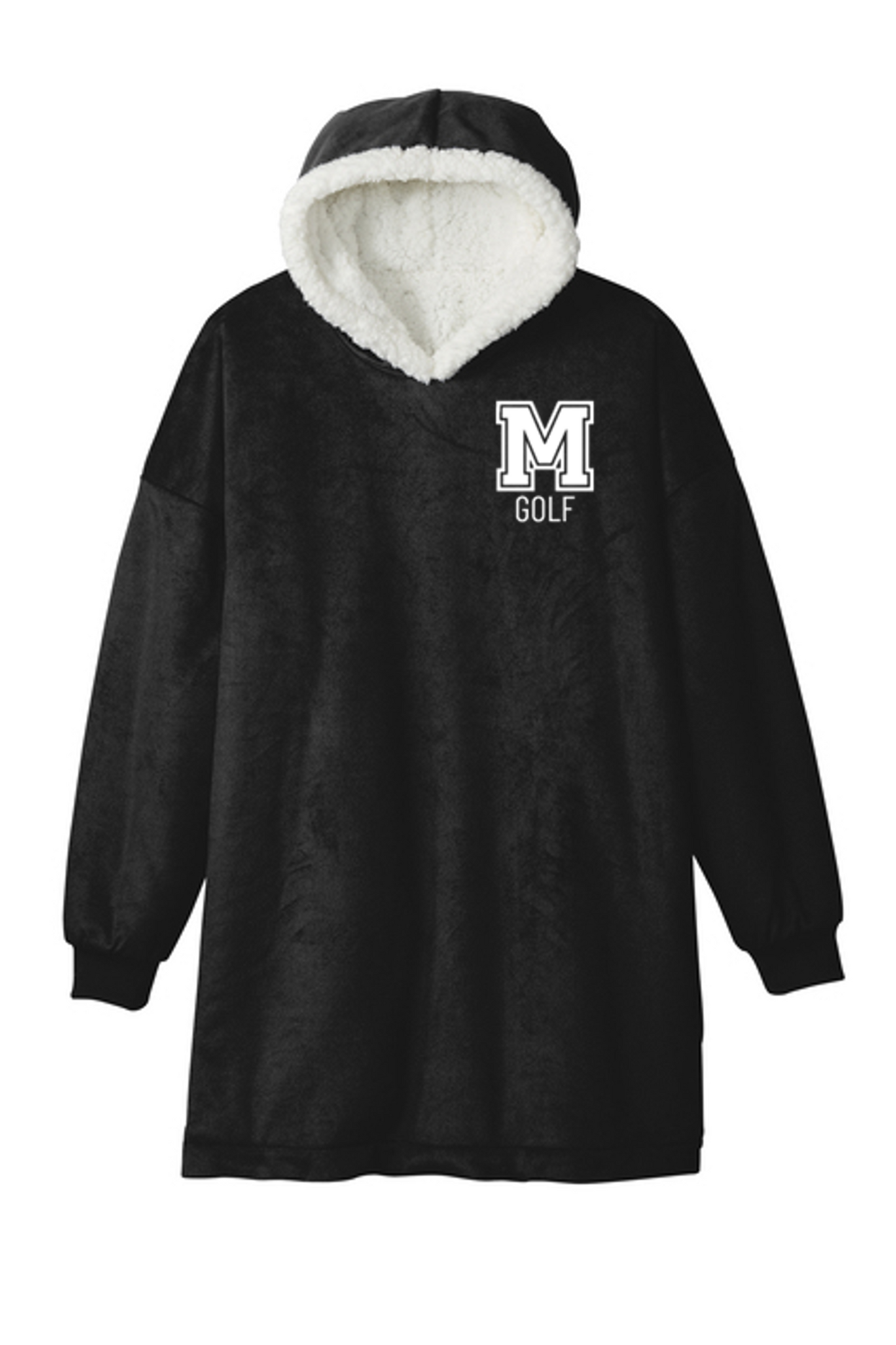 Mechanicville Golf - BP41 Wearable Blanket - Black