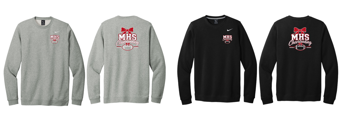 MHS Cheerleading 2026 - CJ1614 Nike Fleece Crew