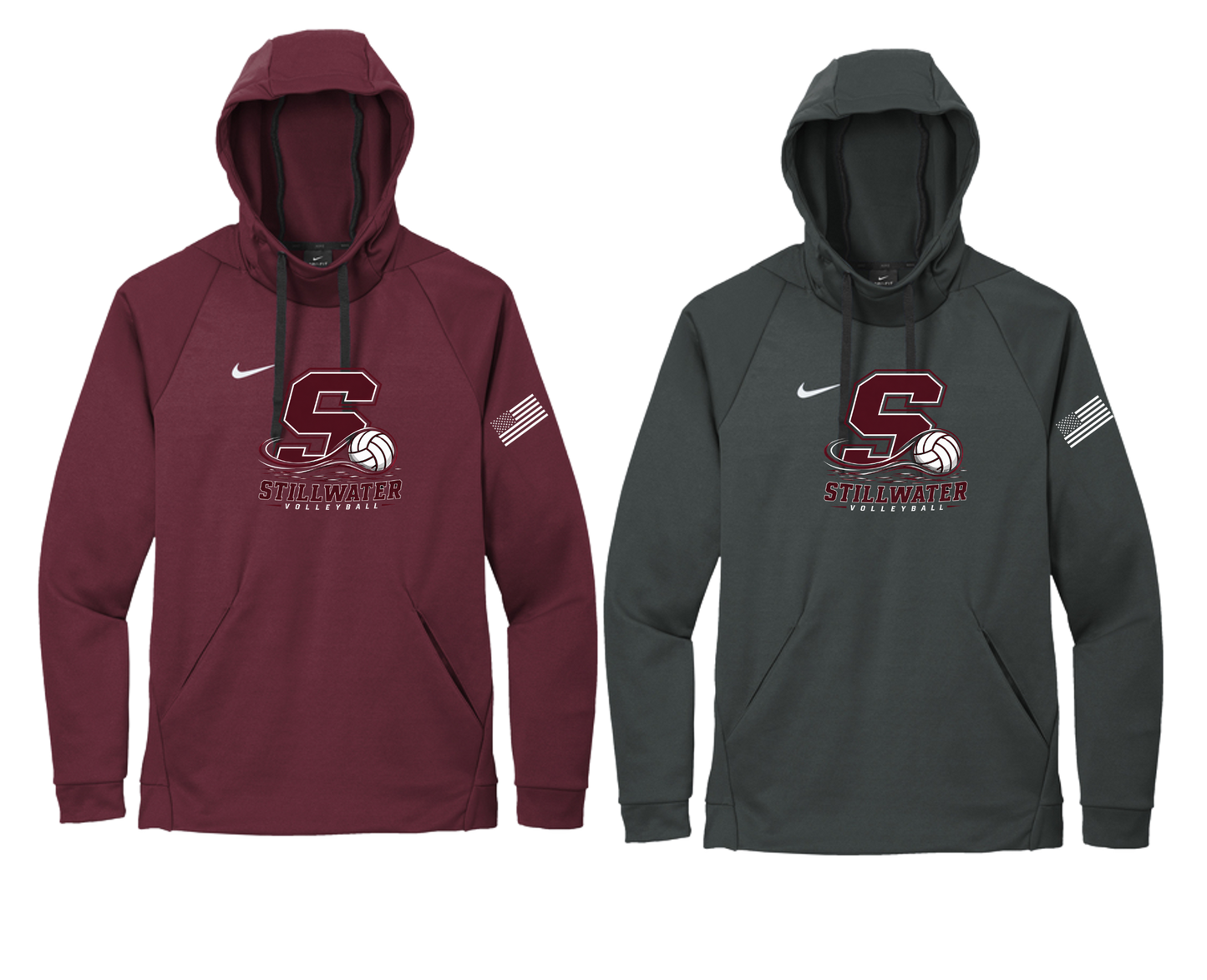 Stillwater Volleyball - CN9473 Nike Pullover Fleece Hoodie