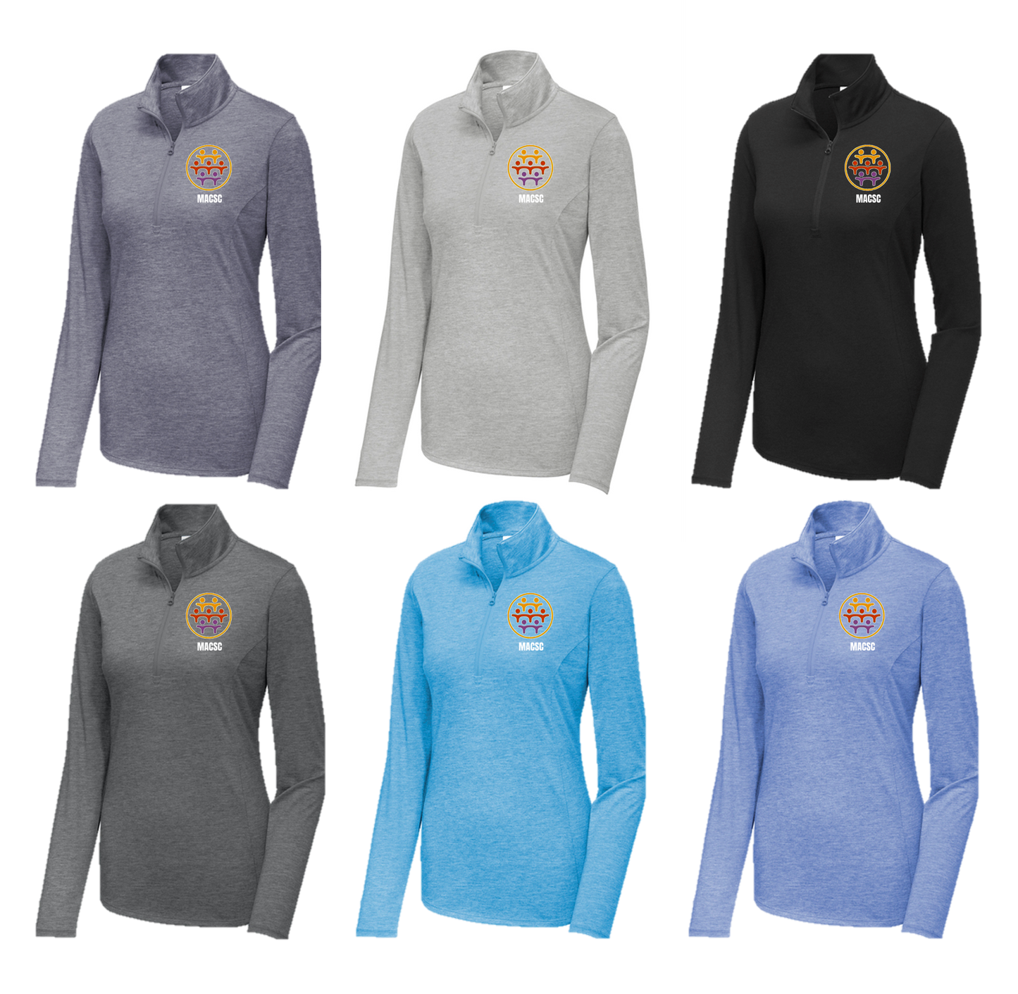 MACSC - LST407 Women's 1/4-Zip Pullover