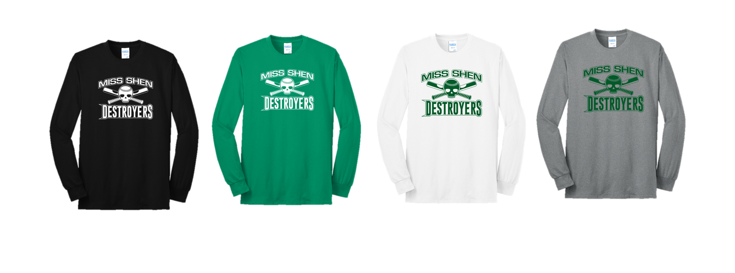 Miss Shen Destroyers - PC55LS Long Sleeve Core Blend Tee
