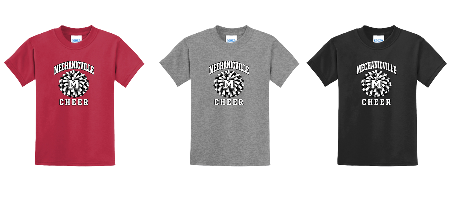 Jr. Raiders Cheerleading - PC55Y Youth Core Blend Tee