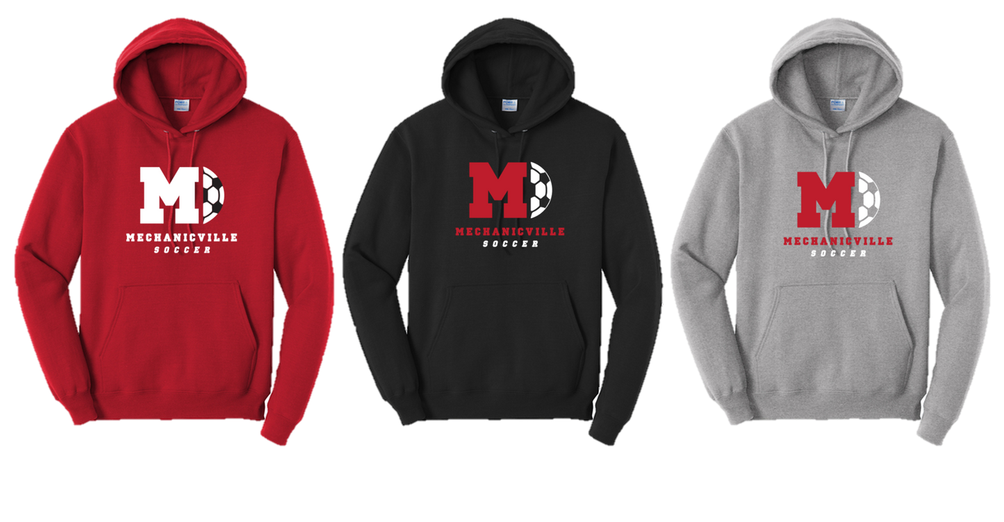 Mechanicville Soccer 2026 - PC78H Fleece Pullover Hooded Sweatshirt