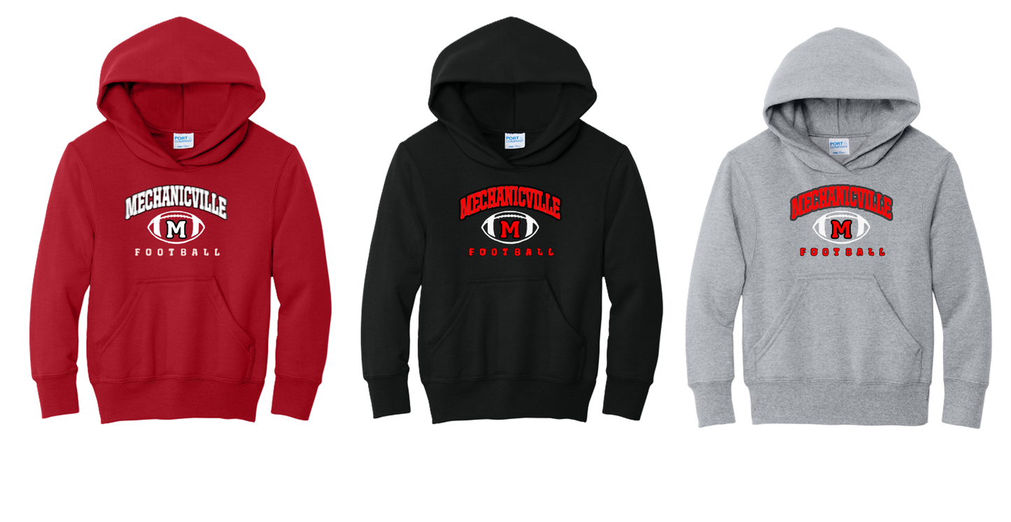 Jr. Raiders - PC90YH Youth Pullover Hooded Sweatshirt