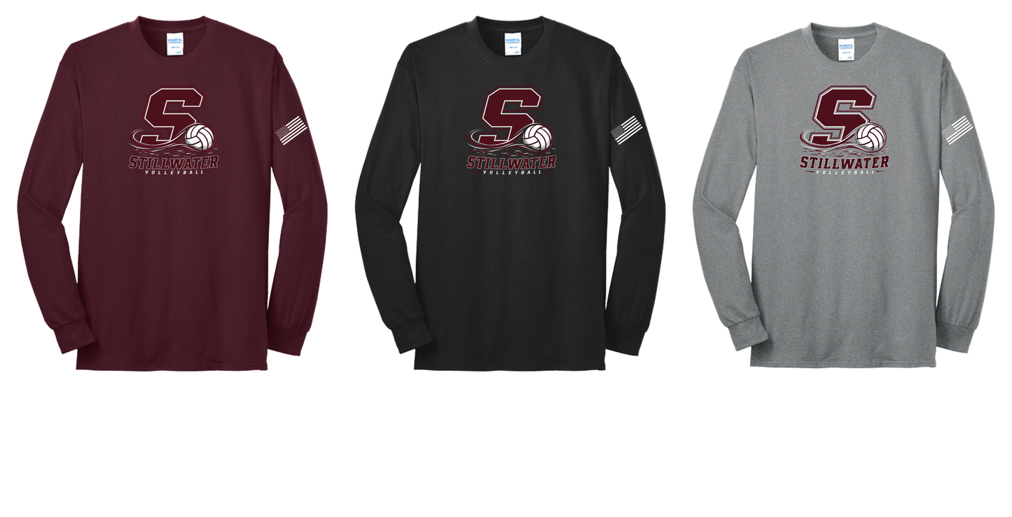 Stillwater Volleyball - PC55LS Long Sleeve Core Blend Tee