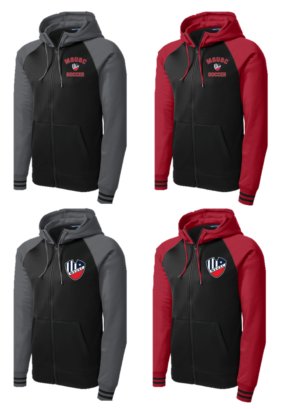 MSUSC - ST236 Fleece Full-Zip Hooded Jacket