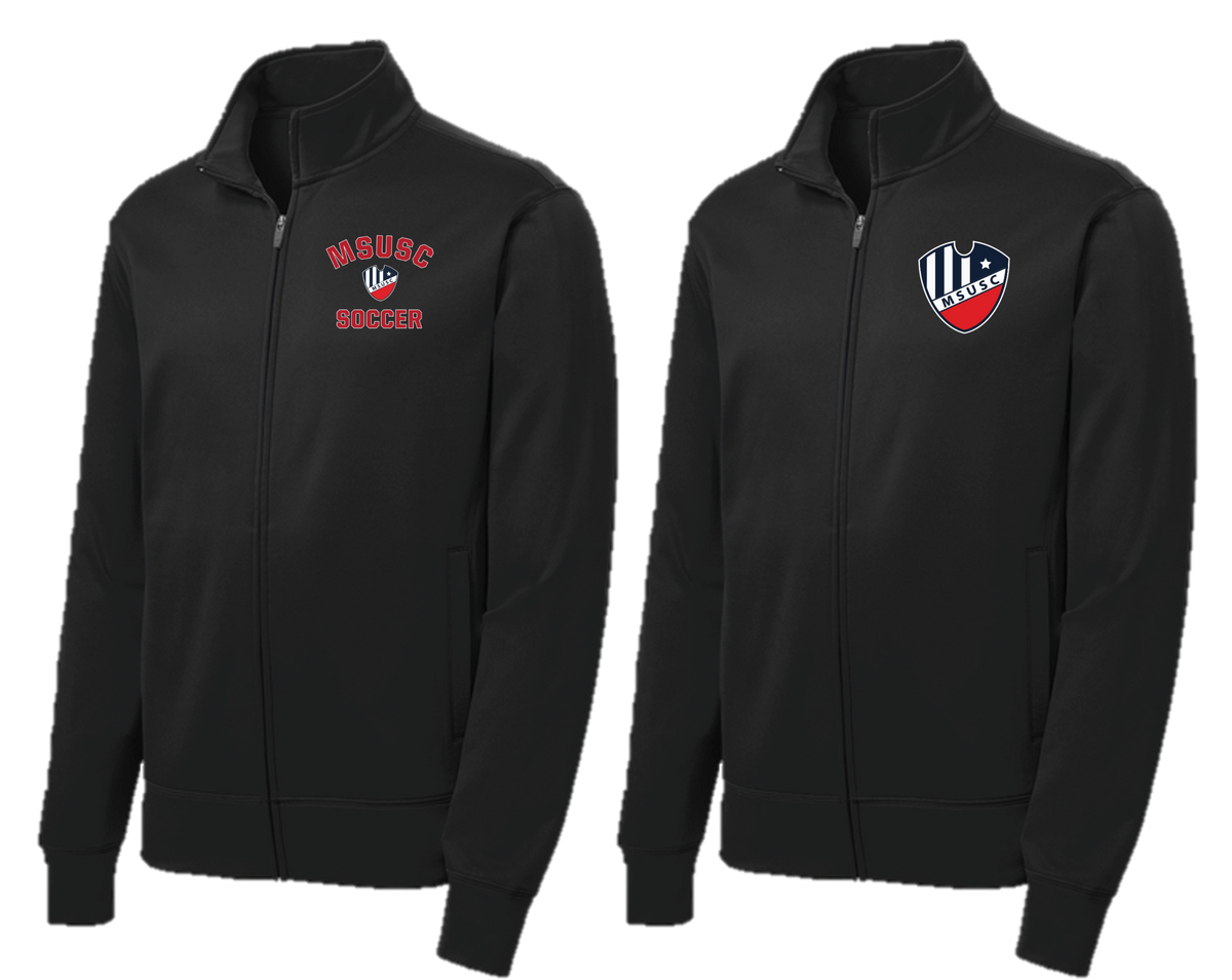 MSUSC - YST241 Youth Fleece Full-Zip Jacket - Black