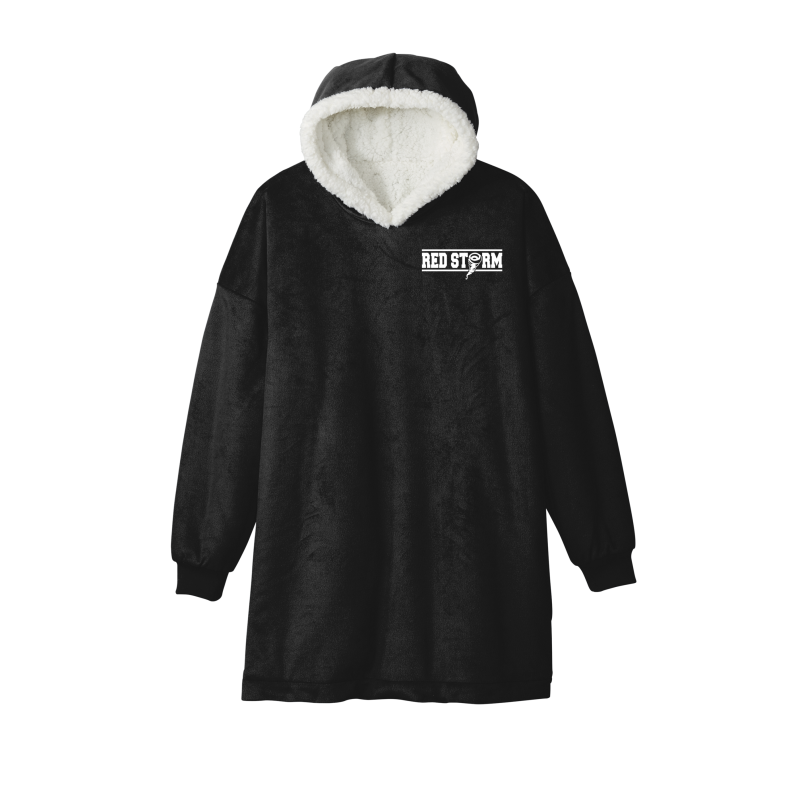 Red Storm - BP41 Wearable Blanket - Black