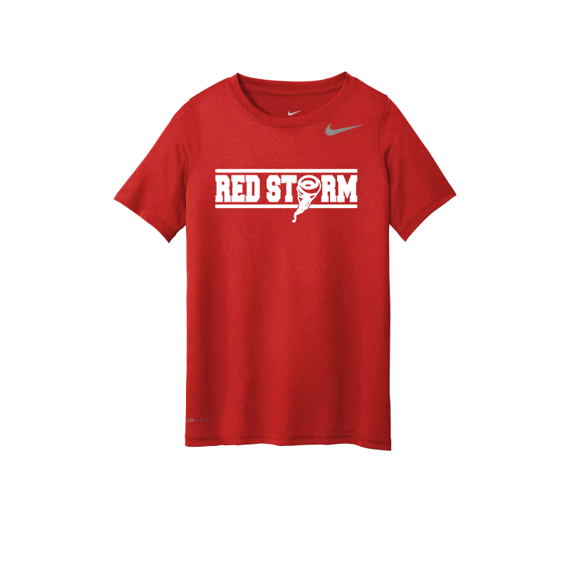 Red Storm - 840178 Nike Youth Legend Tee - Red