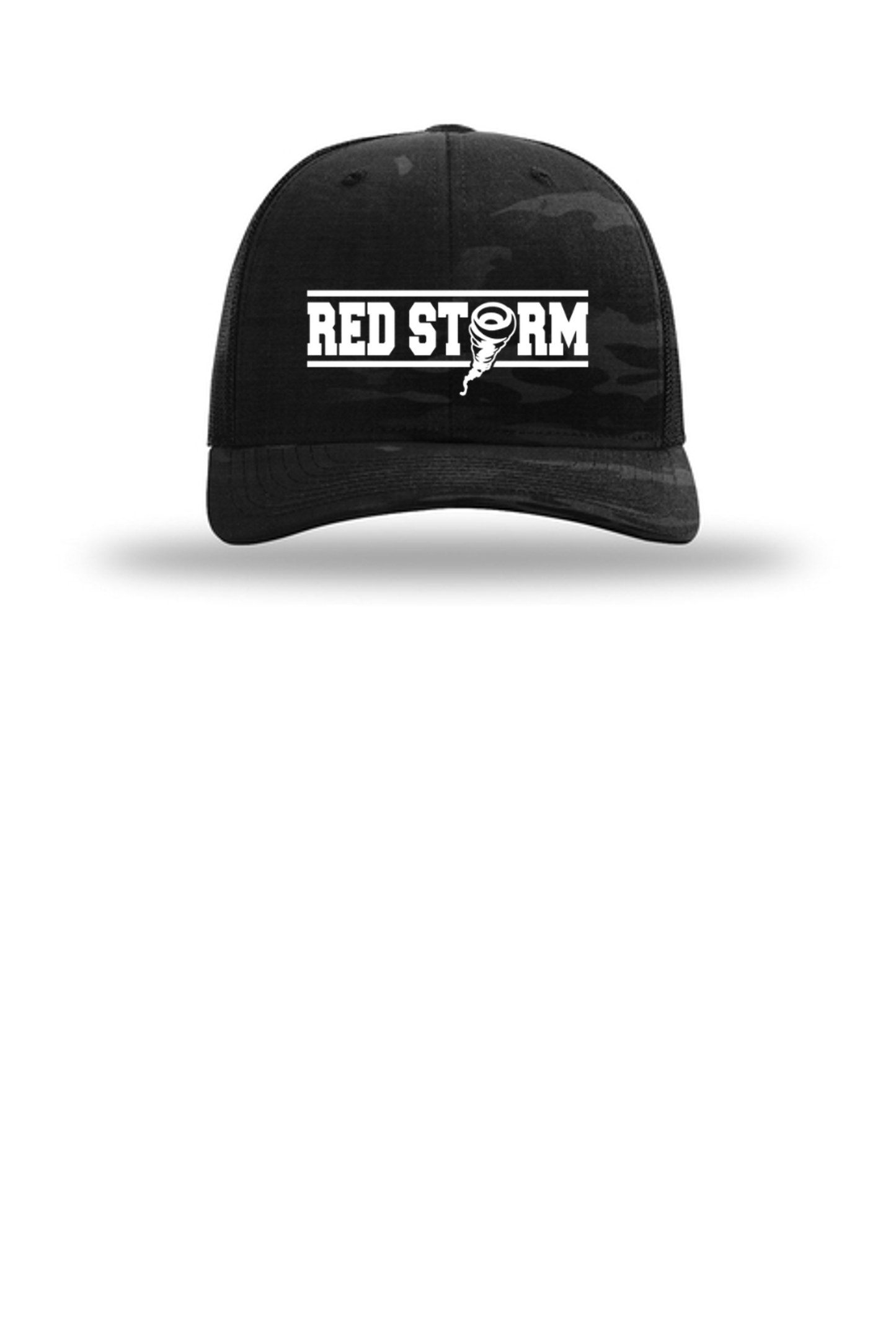 Red Storm - 112PT Printed Tactical Trucker - Black