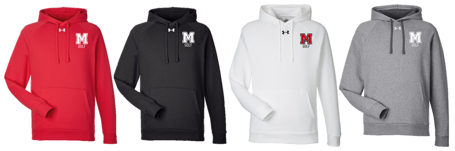Mechanicville Golf - 1379757 Under Armour Fleece Hooded Sweatshirt