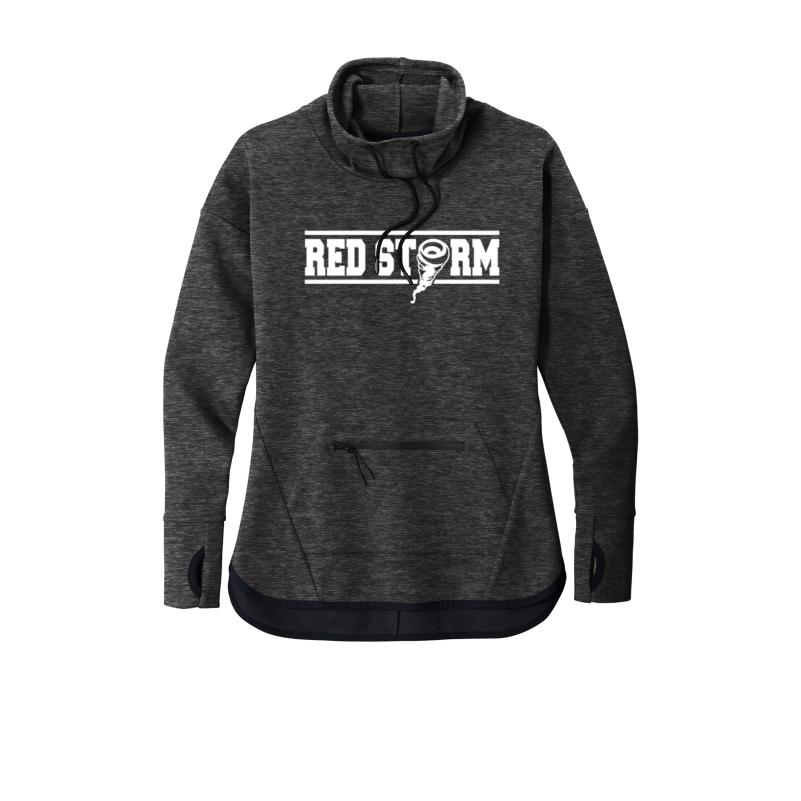 Red Storm - LST280 Women's Cowl Neck Pullover - Black