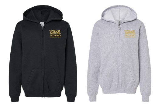 Ferrara Dance Studio - 18600B Youth Full-Zip Hooded Sweatshirt