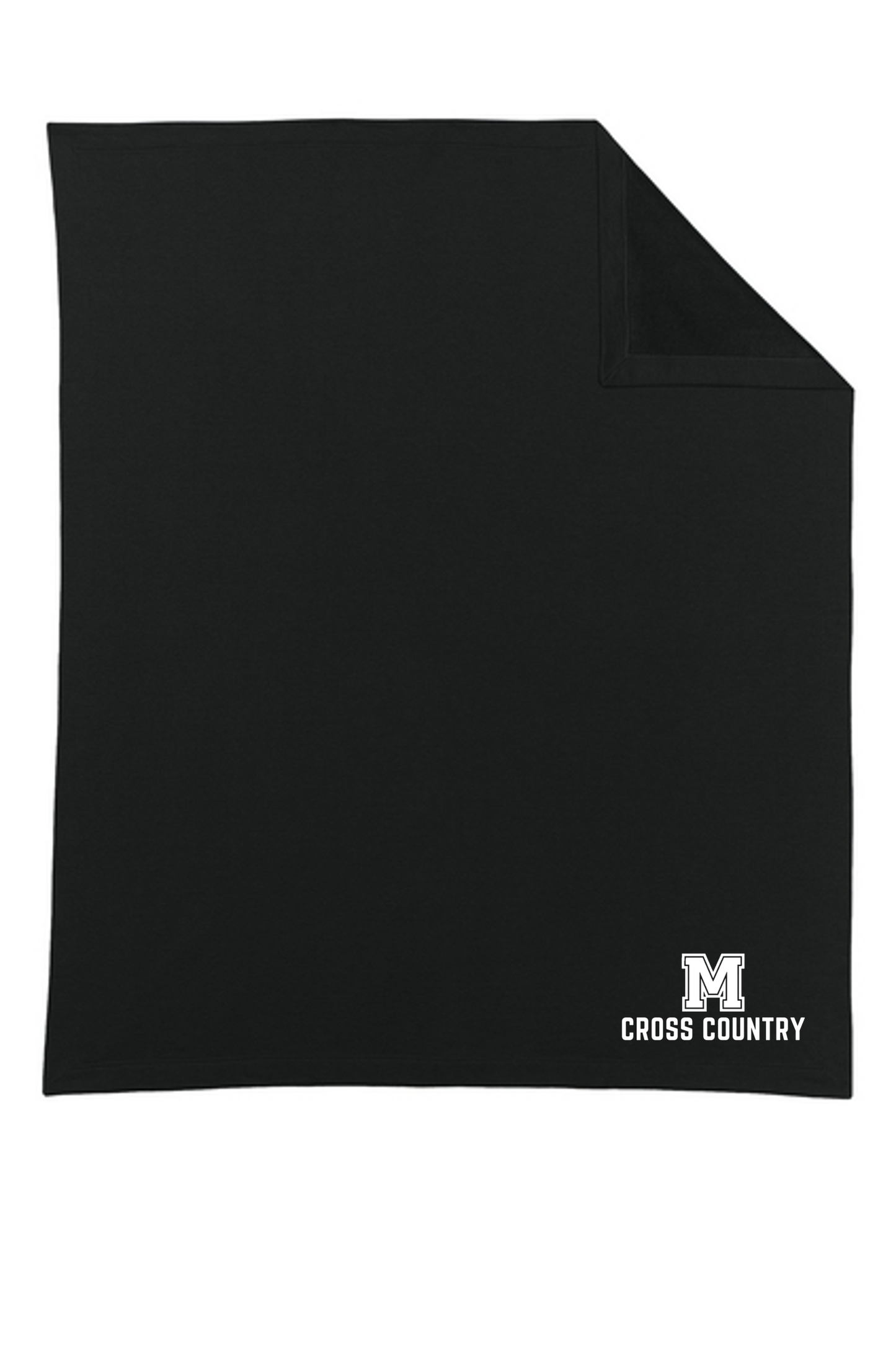 Mechanicville Cross Country 2026 - 18900 Fleece Blanket - Black