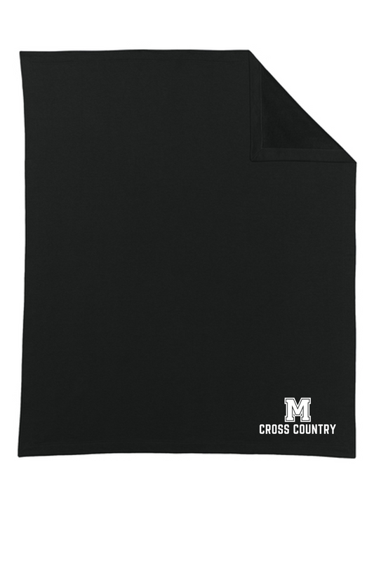 Mechanicville Cross Country 2026 - 18900 Fleece Blanket - Black