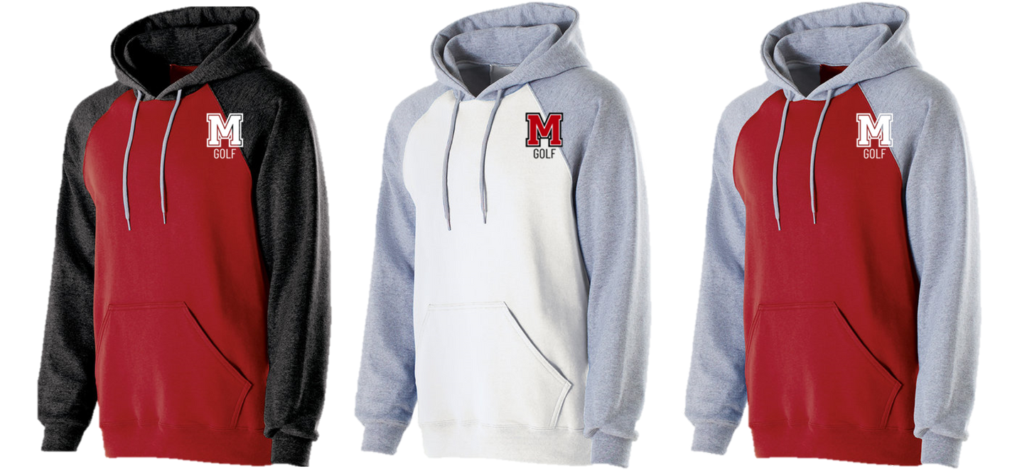 Mechanicville Golf - 229179 Cotton/Poly Fleece Banner Hoodie