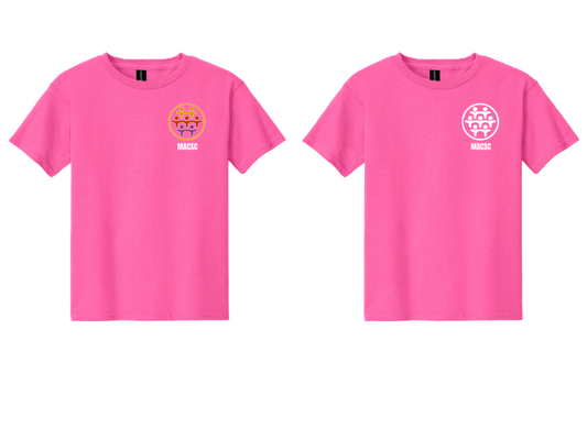 MACSC - 5000B Youth Cotton T-Shirt - Safety Pink