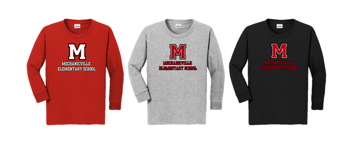 Mechanicville Elementary School 2024 - 5400B Youth Long Sleeve T-Shirt