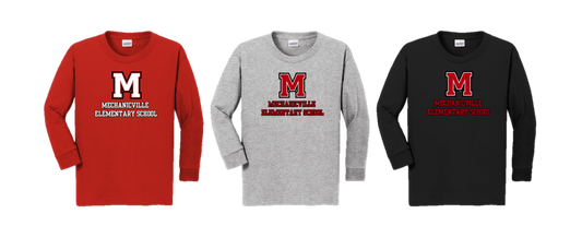 Mechanicville Elementary School 2024 - 5400B Youth Long Sleeve T-Shirt