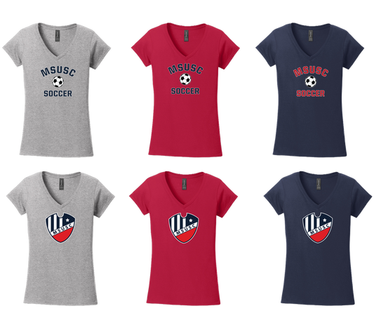 MSUSC - 64V00L Women's Fit V-Neck T-Shirt