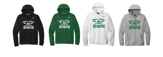Miss Shen Destroyers - CJ1611 Nike Club Fleece Pullover Hoodie