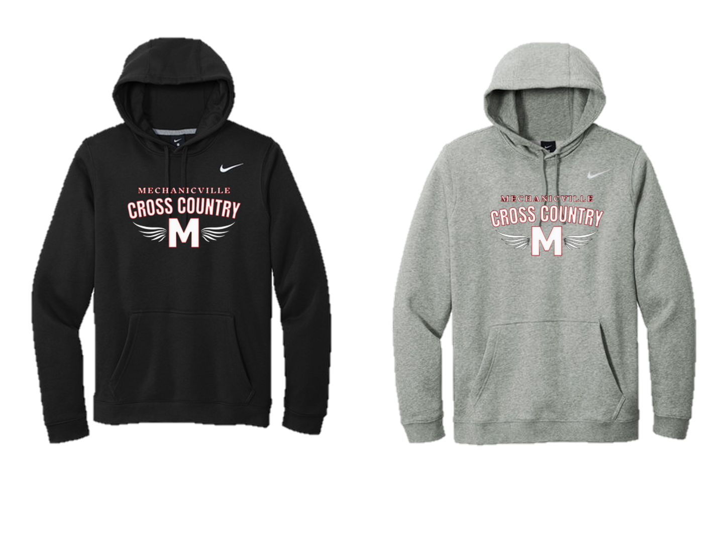 Mechanicville Cross Country 2026 - CJ1611 Nike Fleece Pullover Hoodie