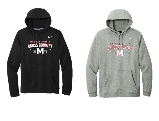 Mechanicville Cross Country 2026 - CJ1611 Nike Fleece Pullover Hoodie