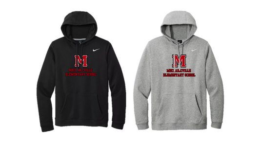 Mechanicville Elementary School 2024 - CJ1611 Nike Club Fleece Pullover Hoodie