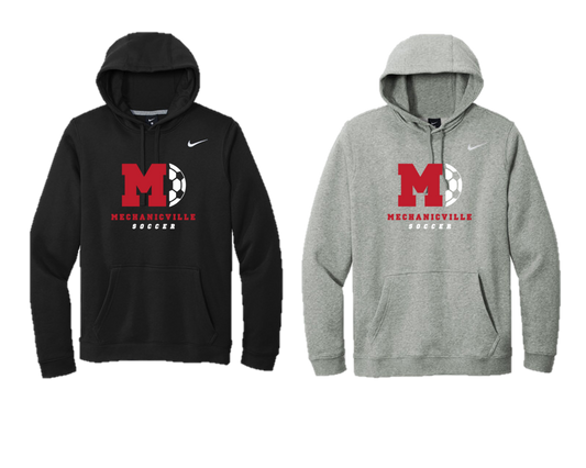 Mechanicville Soccer 2026 - CJ1611 Nike Fleece Pullover Hoodie