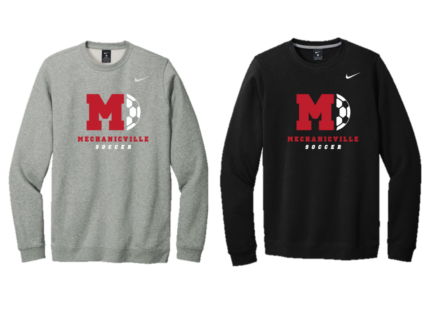 Mechanicville Soccer 2026 - CJ1614 Nike Fleece Crew