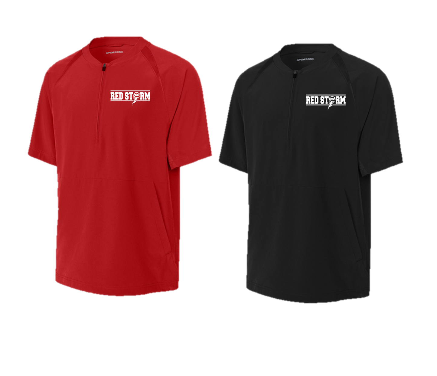 Red Storm - JST489 1/2-Zip Short Sleeve Jacket
