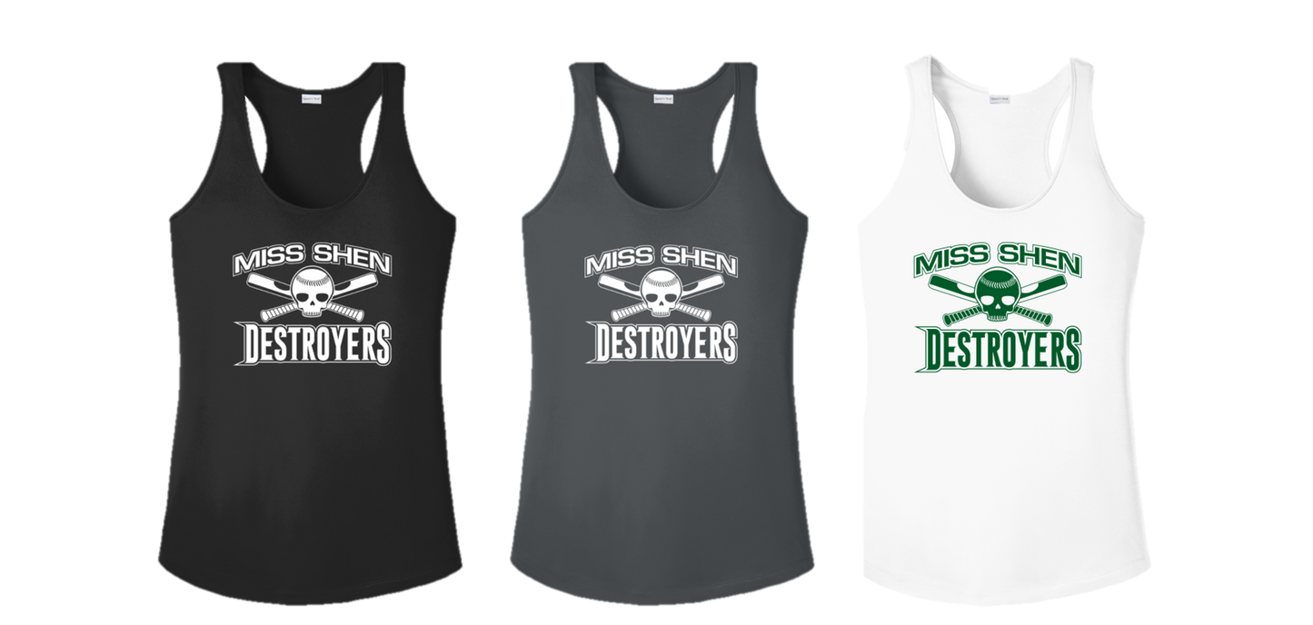 Miss Shen Destroyers - LST356 Women's Racerback Tank