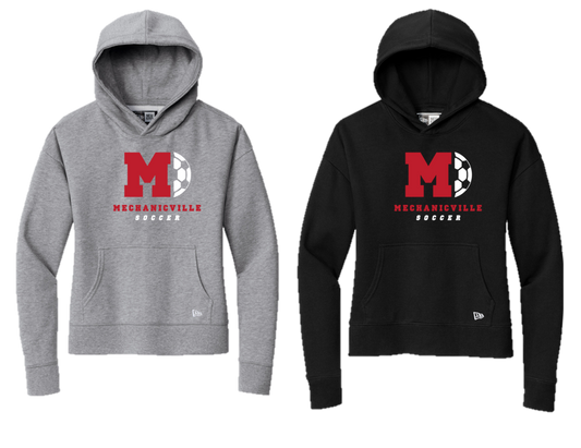 Mechanicville Soccer 2026 - LNEA550 Women's Fleece Pullover Hoodie
