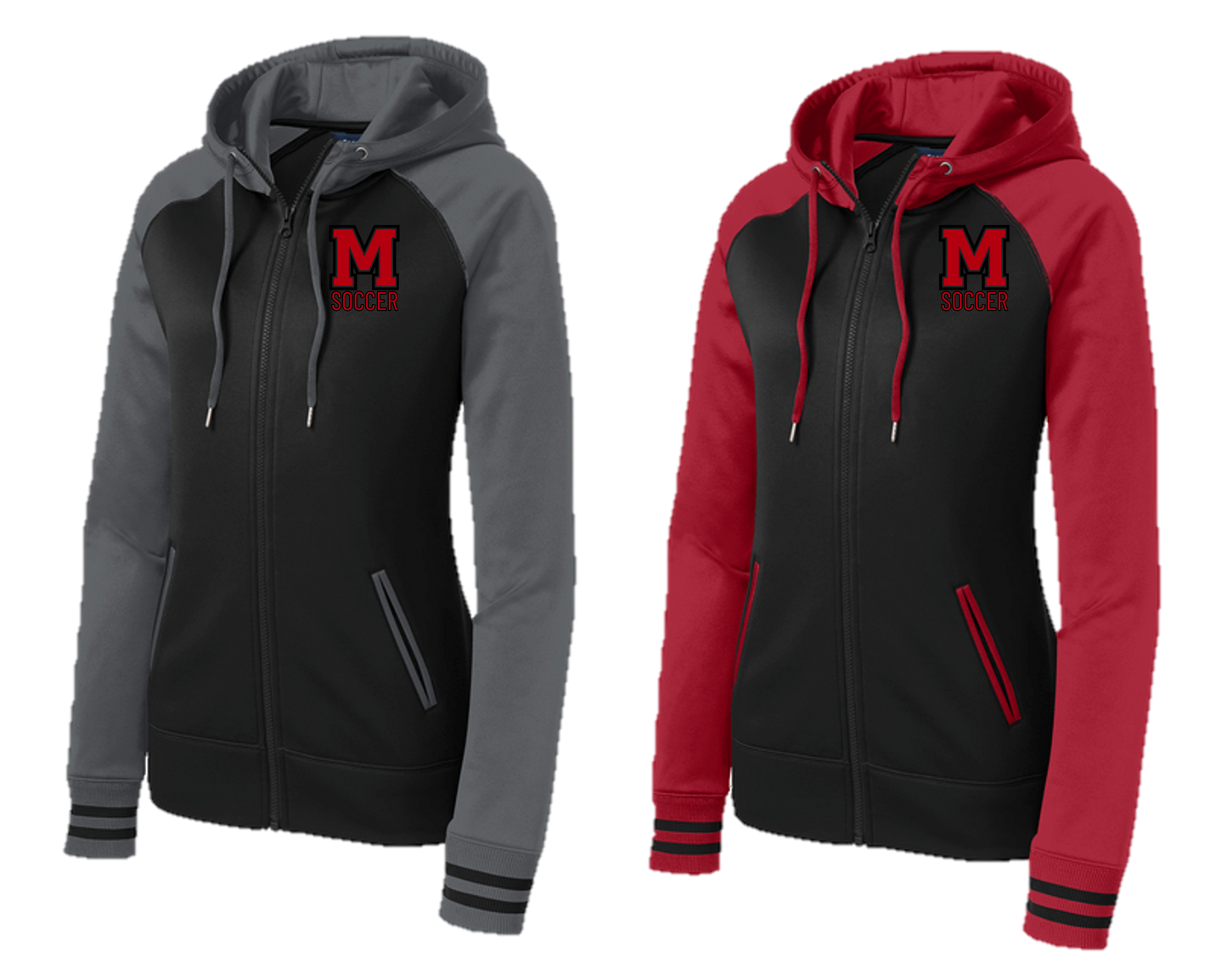 Mechanicville Soccer 2026 - LST236 Women's Fleece Full-Zip Hooded Jacket