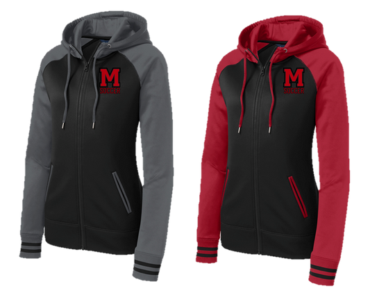 Mechanicville Soccer 2026 - LST236 Women's Fleece Full-Zip Hooded Jacket