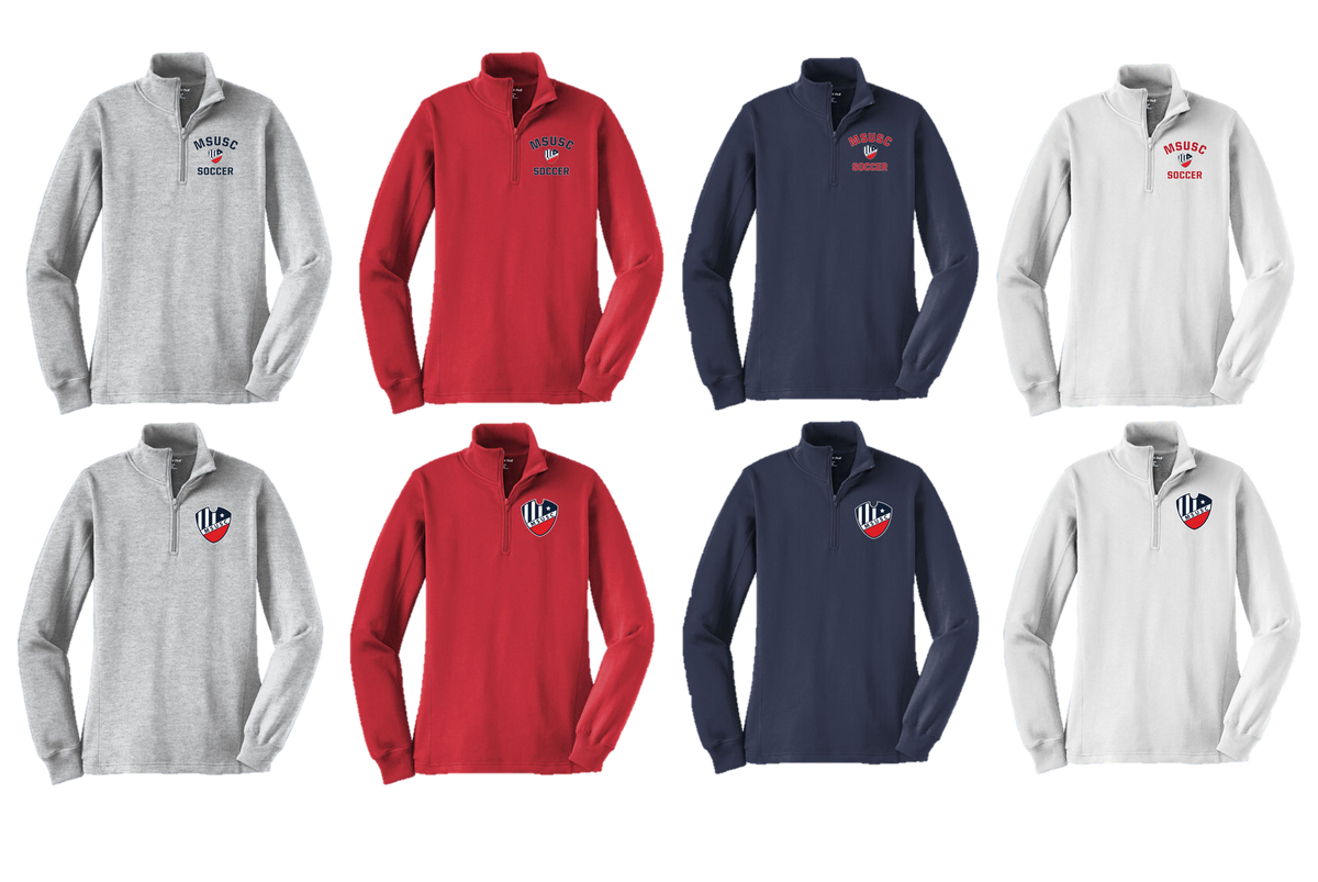 MSUSC - LST253 Women's 1/4-Zip Sweatshirt