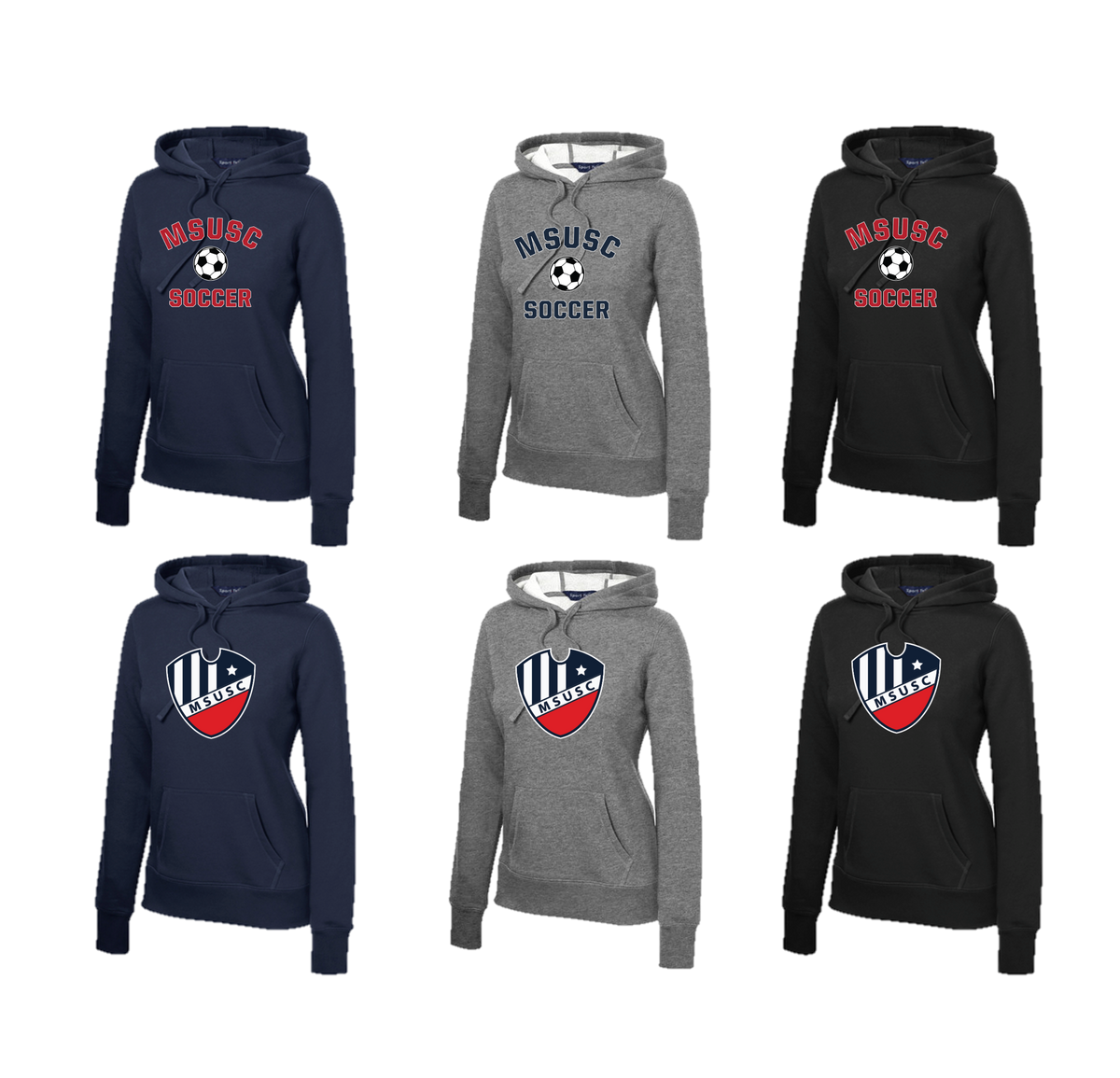MSUSC - LST254 Women's Pullover Hooded Sweatshirt