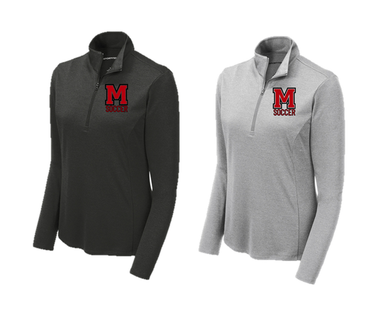 Mechanicville Soccer 2026 - LST469 Women's Endeavor 1/2-Zip Pullover