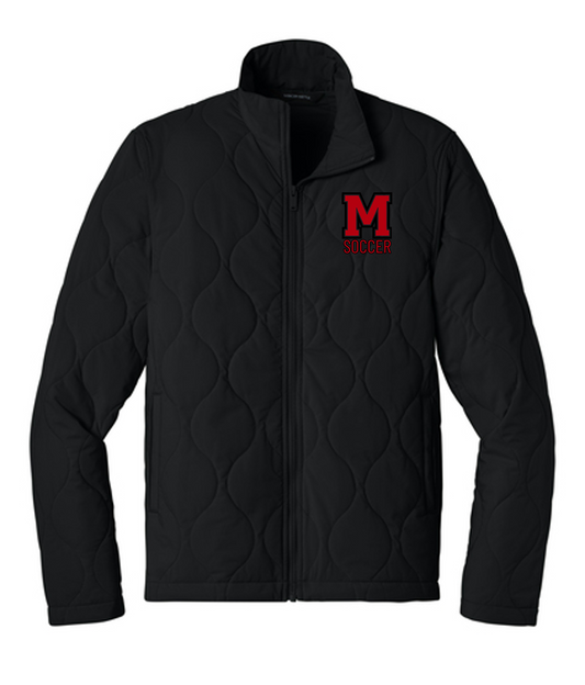 Mechanicville Soccer 2026 - MM7202 Quilted Liner Jacket - Black