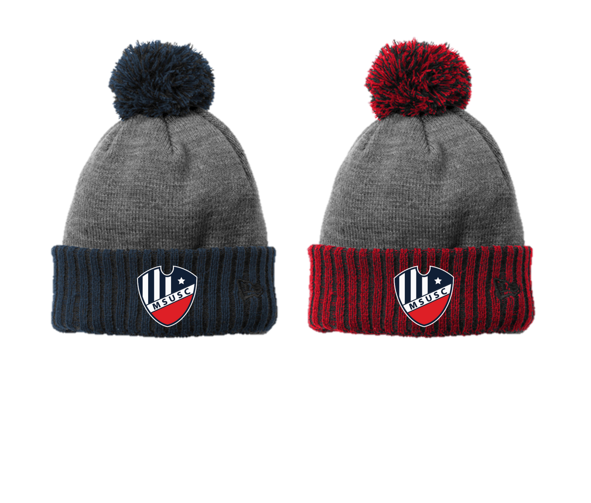 MSUSC - NE904 Colorblock Cuffed Beanie