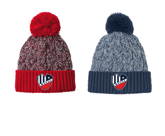MSUSC - NE910 Knit Pom Beanie