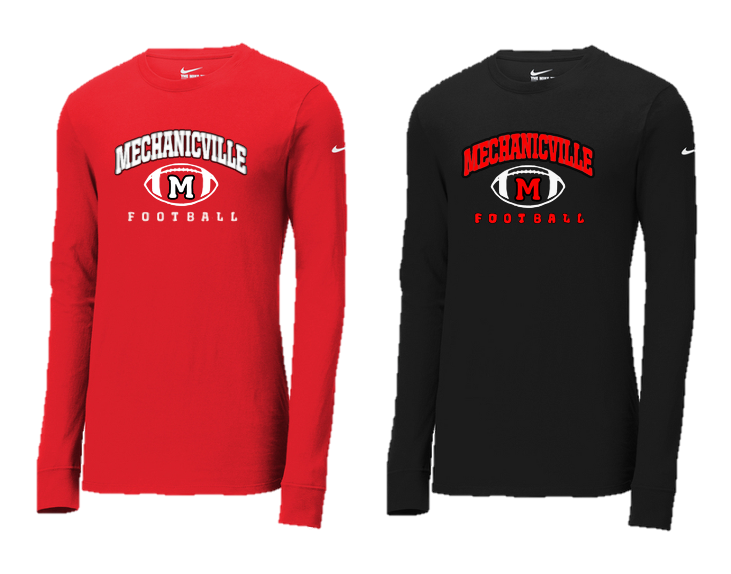 Mechanicville Football - NKBQ5230 Nike Dri-FIT Long Sleeve Tee