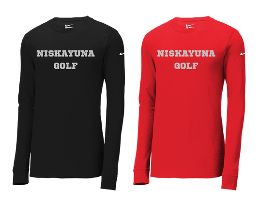 Niskayuna Golf 2026 - NKBQ5230 Nike Dri-FIT Long Sleeve Tee
