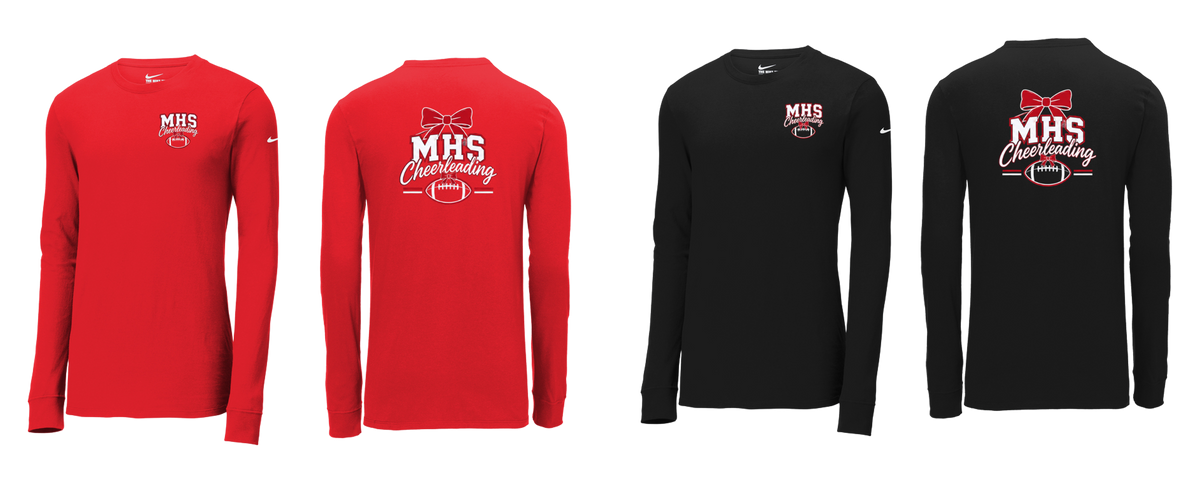MHS Cheerleading 2026 - NKBQ5230 Nike Dri-FIT Long Sleeve Tee