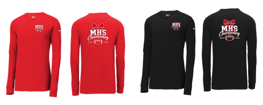MHS Cheerleading 2026 - NKBQ5230 Nike Dri-FIT Long Sleeve Tee
