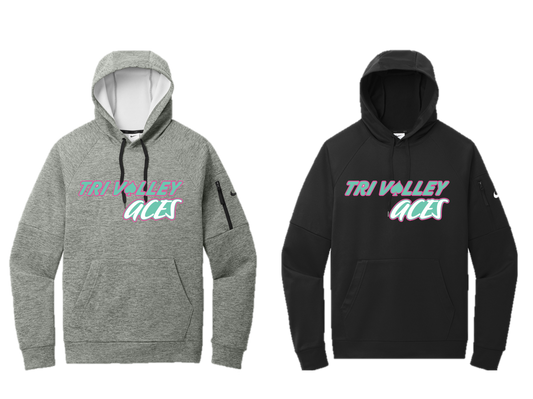 Tri Valley Aces - NKFD9735 Nike Pullover Fleece Hoodie