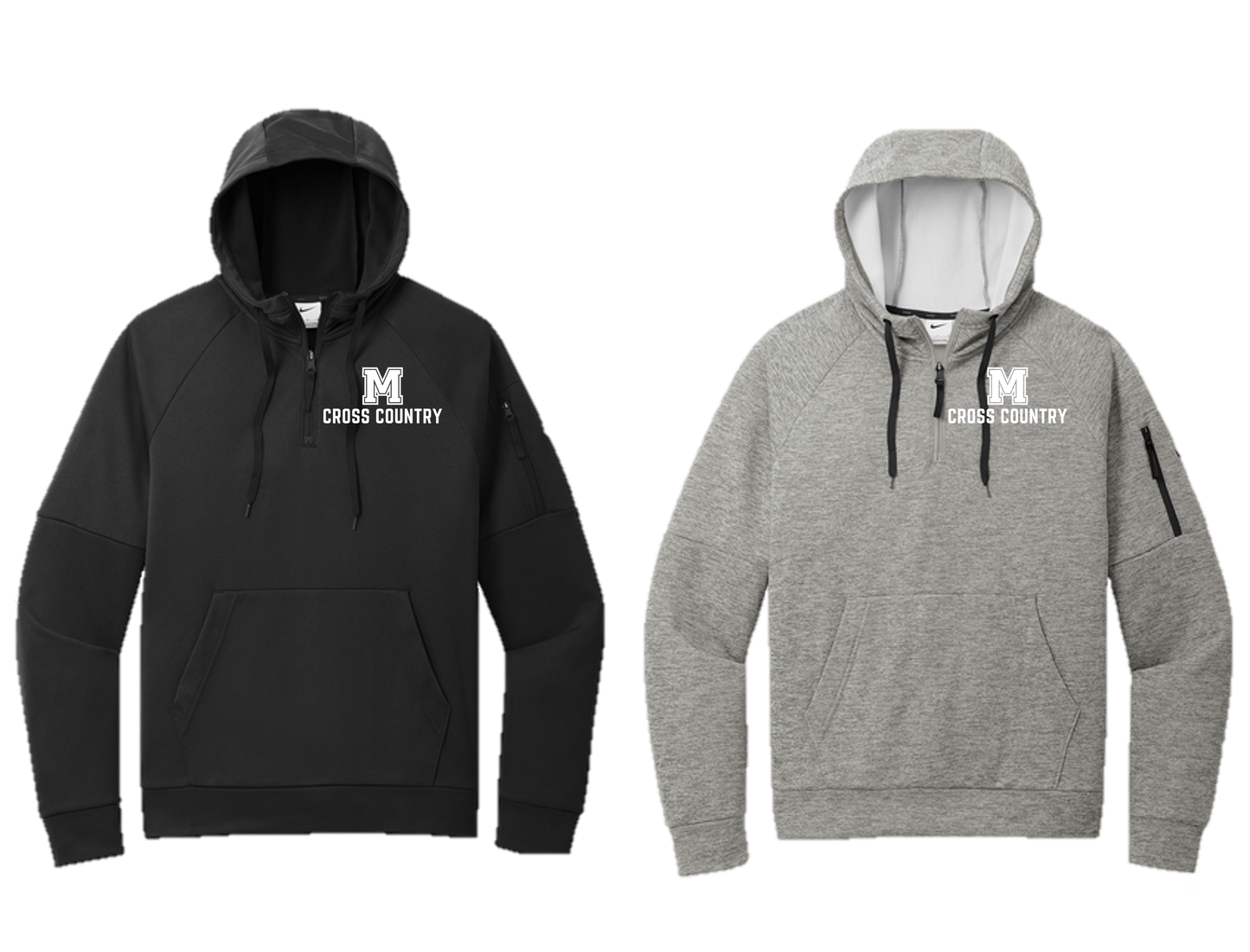 Mechanicville Cross Country 2026 - NKFD9742 Nike 1/4-Zip Fleece Hoodie