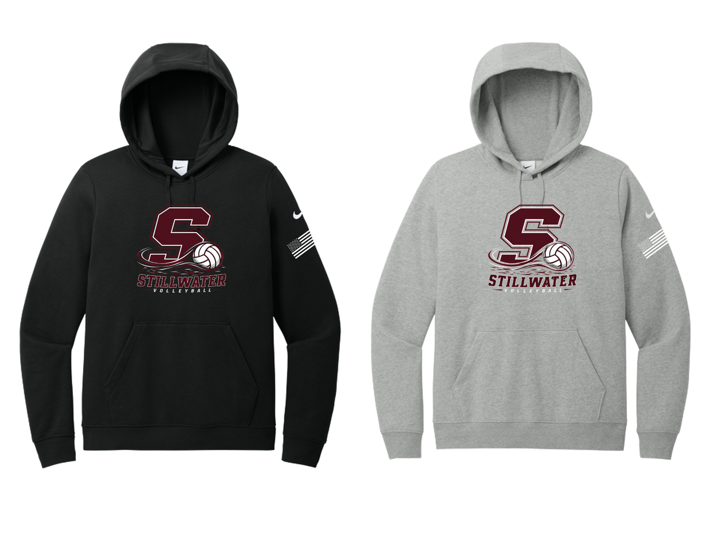 Stillwater Volleyball - NKFD9889 Nike Women's Fleece Pullover Hoodie